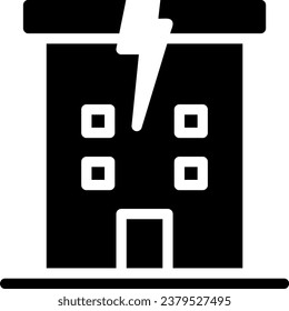 office glyph icon illustration vector