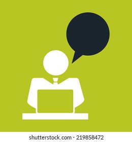 office graphic design , vector illustration