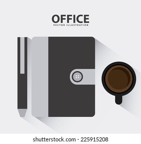 office graphic design , vector illustration