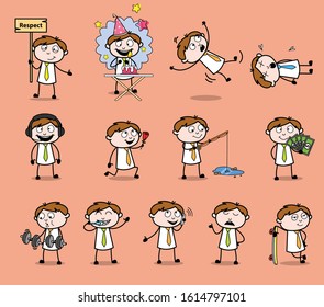 Office Guy - Retro Concepts Vector illustrations