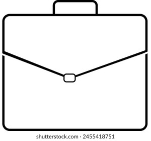 Office handle bag icon eps 10 