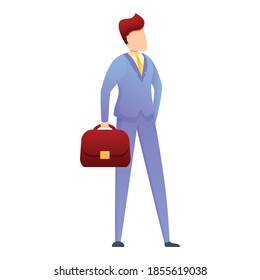 Office headhunter icon. Cartoon of office headhunter vector icon for web design isolated on white background