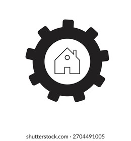 Office, home, flexibility, collaboration, technology, productivity, and communication icons. Simple flat vector illustrations.