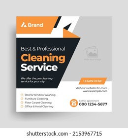 office, hotel and home cleaning service social media post | cleaning service social media banner design | best cleaning service web banner template design