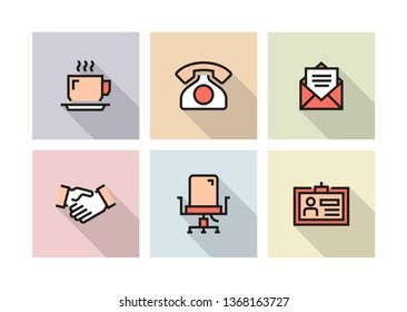 OFFICE ICON CONCEPT