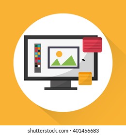 Office icon design, vector illustration