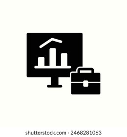 office icon, isolated glyph icon