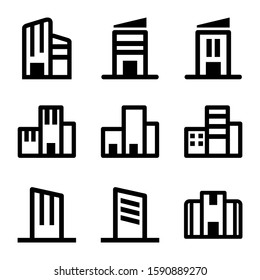 office icon isolated sign symbol vector illustration - Collection of high quality black style vector icons
