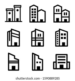 office icon isolated sign symbol vector illustration - Collection of high quality black style vector icons
