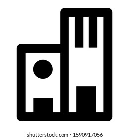 office icon isolated sign symbol vector illustration - high quality black style vector icons
