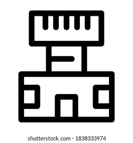 office icon or logo isolated sign symbol vector illustration - high quality black style vector icons

