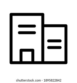 Office icon or logo isolated sign symbol vector illustration - high quality black style vector icons
