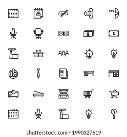 Office icon or logo isolated sign symbol vector illustration - Collection of high quality black style vector icons
