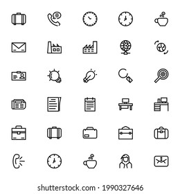 Office icon or logo isolated sign symbol vector illustration - Collection of high quality black style vector icons
