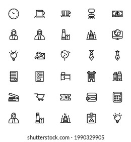 Office icon or logo isolated sign symbol vector illustration - Collection of high quality black style vector icons
