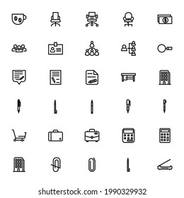 Office icon or logo isolated sign symbol vector illustration - Collection of high quality black style vector icons
