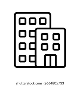 Ilustração de Vetor de Contorno de Ícone do Office