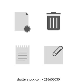 Office icon paper file folder, icon vector design illustration.
