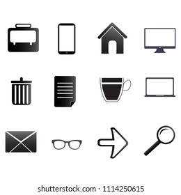 Office icon set