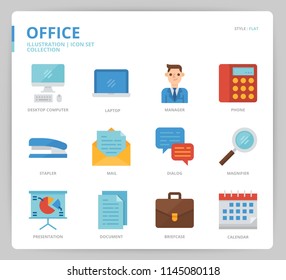 Office icon set