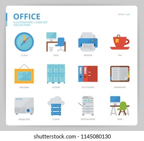 Office icon set