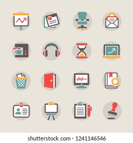 Office icon set