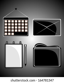 Office icon set