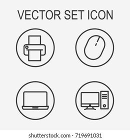 Office icon set 