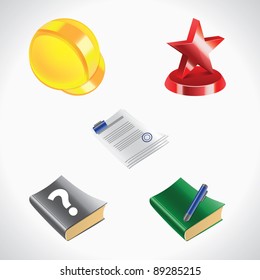 Office icon set