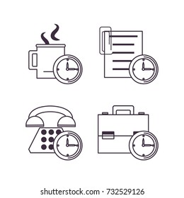 Office icon set design
