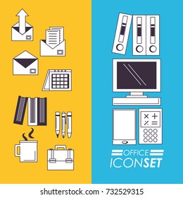 Office icon set design
