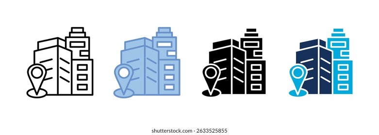 Office Icon Set Multiple Style Collection