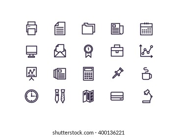 office icon set vector.