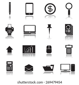 Office Icon Set , Vector Graphic.