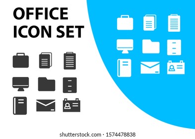 office icon set.vector eps 10