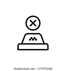Office icon. Simple line, outline vector elements of taxi service icons for ui and ux, website or mobile application