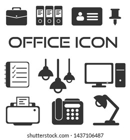 office icon with simple line style