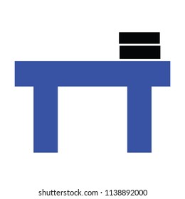 Office icon, table
