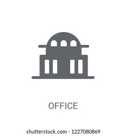 Office icon. Trendy Office logo concept on white background from Real Estate collection. Suitable for use on web apps, mobile apps and print media.