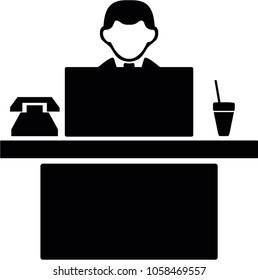 Office icon vector