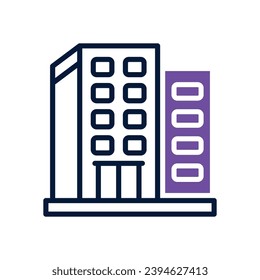office icon. vector dual tone icon for your website, mobile, presentation, and logo design.