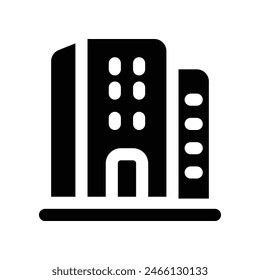 icono de oficina. icono de glifo de Vector para su Sitio web, móvil, presentación y diseño de logotipo.