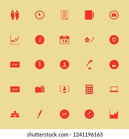 office icon. office vector icons set heart envelope, paper clip, house buying contract and person monitor
