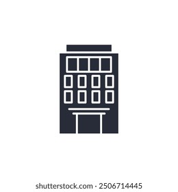 Office icon vector illustration. Office symbol isolated on white background