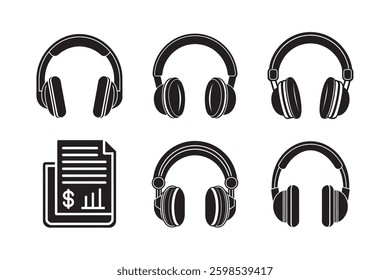 Office icon vector Illustrator set
