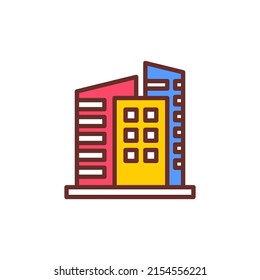 Office icon in vector. Logotype