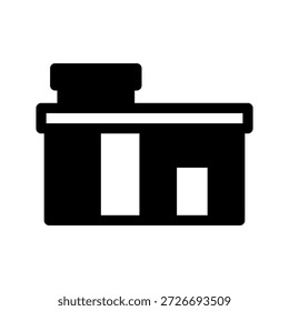 Ilustración de diseño de símbolo de Vector de icono de oficina