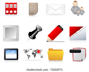 iconos de oficina