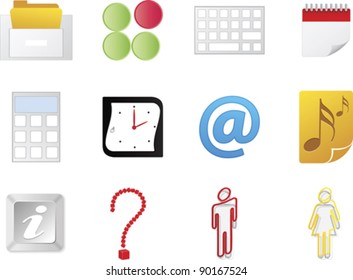 iconos de oficina
