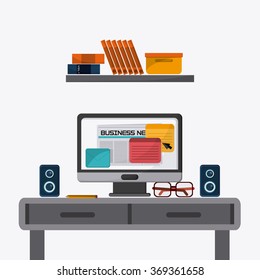 Office icons design 